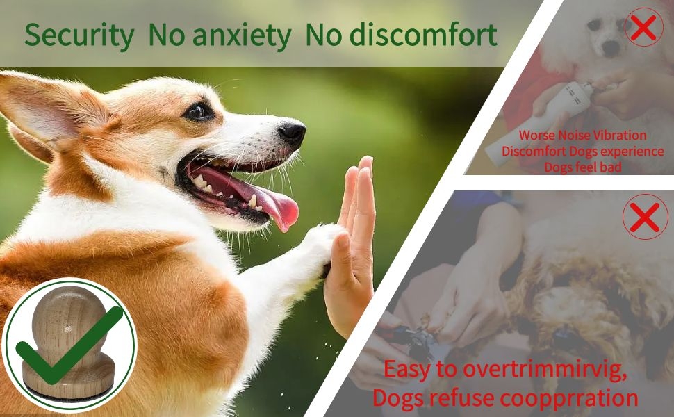 Dog Nail File Dogs Scratch Board for Dogs, Round Dog