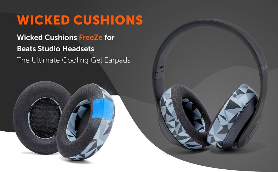 WC Freeze Studio Cooling Gel Ear Pads for Beats Studio 2