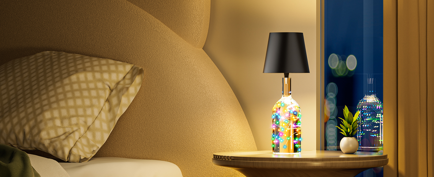 bottle lamp shade