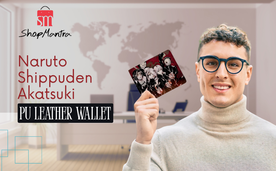 SPN-RECPP Naruto wallet Akatsuki wallet Anime wallet