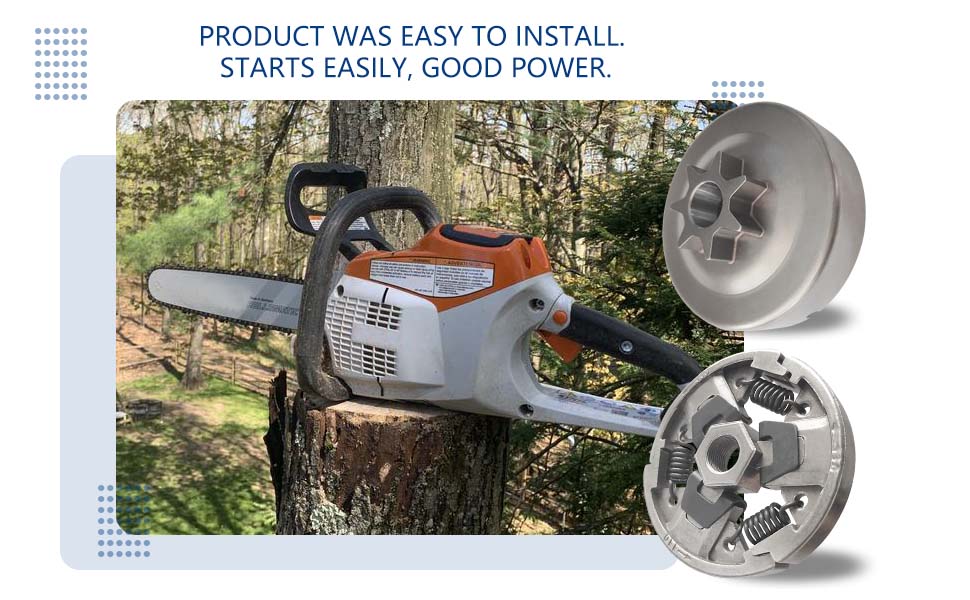 .325" 7 T Clutch Assembly kit for Stihl MS261 MS261C MS271