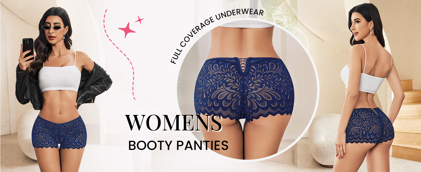women lace boyshorts panteis womeb boxer briefs sexy lace underwera