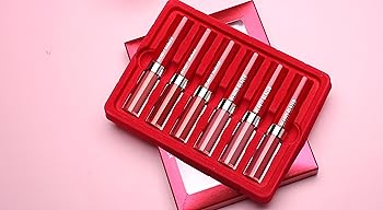 6 Farben Velvet Nude Lipgloss Kit Antihaft-Tasse Sexy Matte Lip Stick Wasserdicht