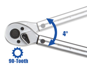 ブルドッグ　0710 BULLTOOLS 3/8-Inch Drive Click Torque Wrench, Dual-Direction