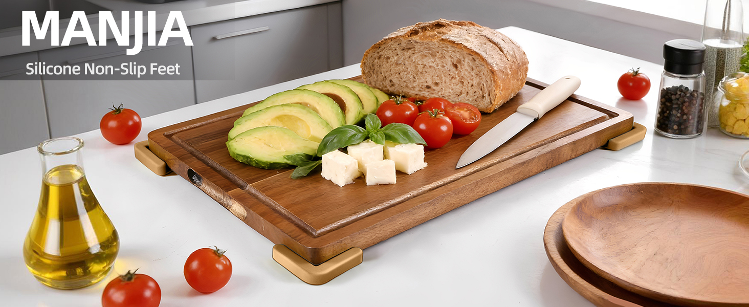 MANJIA Silicone Non-Slip Feet for Cutting Board