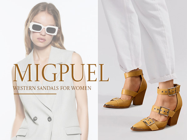 MEDI WESTERN BUCKLE SANDALS Mサイズ セール】MEDI WESTERN BUCKLE SANDALS（サンダル）｜Ameri