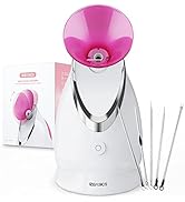 EZBASICS Facial Steamer Ionic Face Steamer for Home Facial, Warm Mist Humidifier Atomizer for Fac...