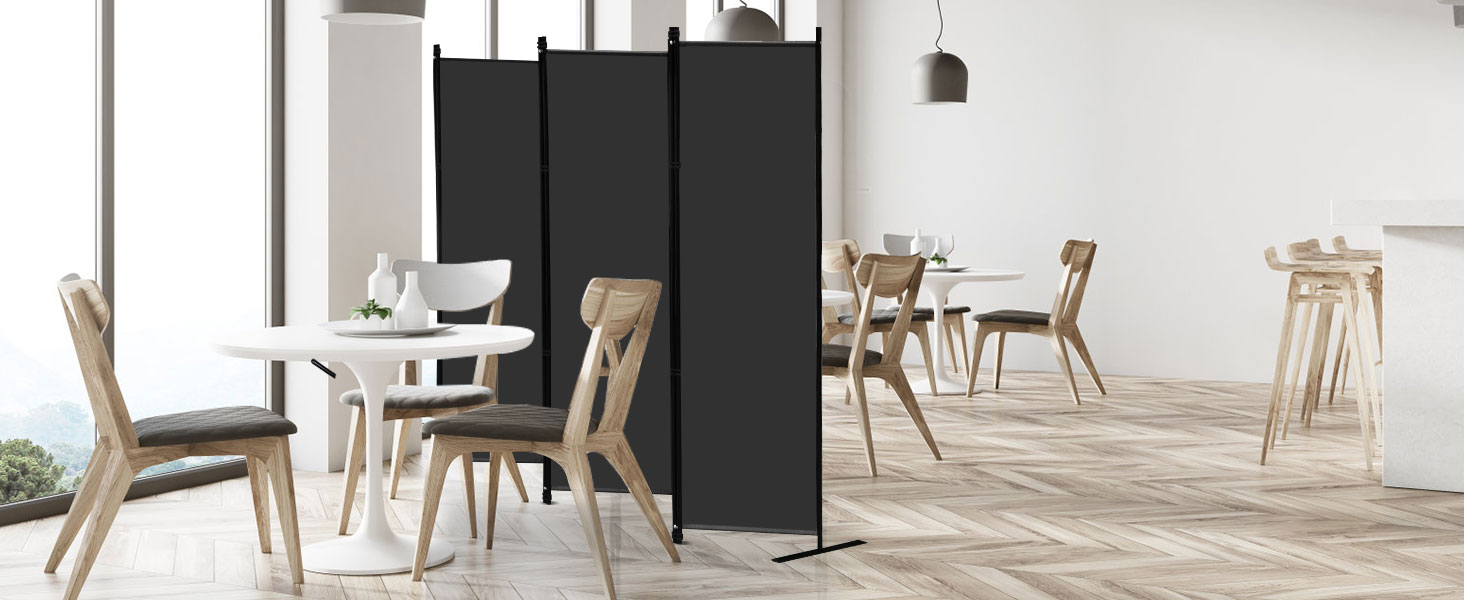 Mayoliah room divider temporary partition wall 10ft indoor