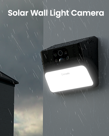 Solar wall light camera