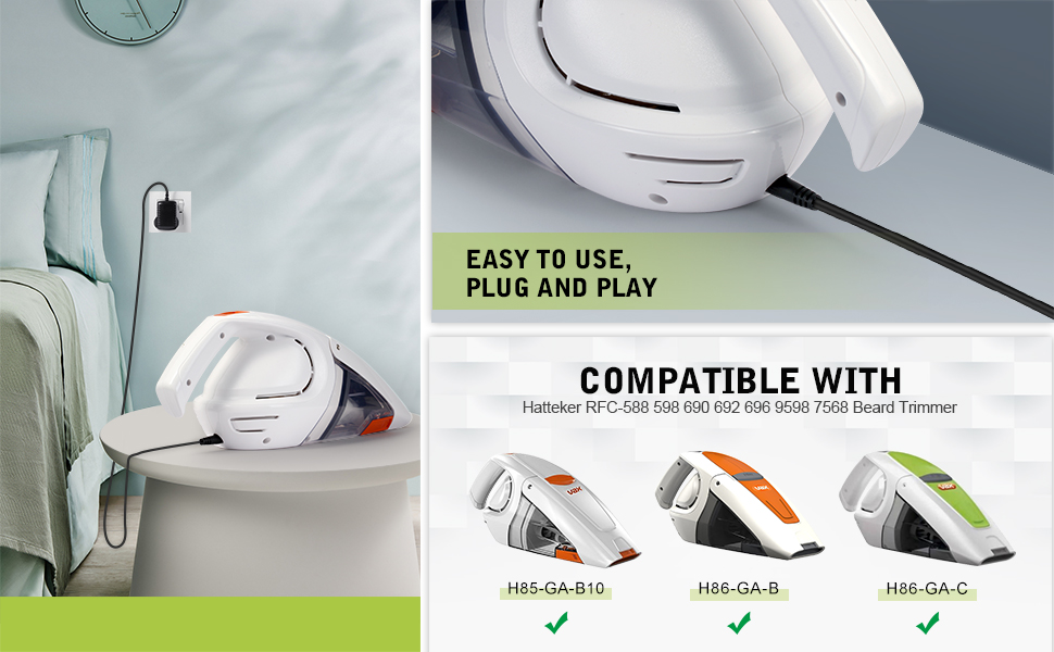 Charger for Vax Gator 10.8 V,LANMU DC Power Supply Adapter Power Cord