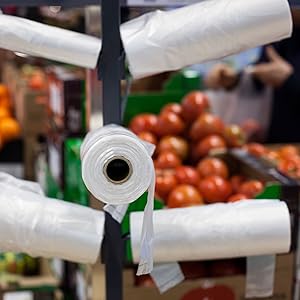 vegetable bag fruit bag storage bag produce roll clear storage bag bread supermarket fruit store