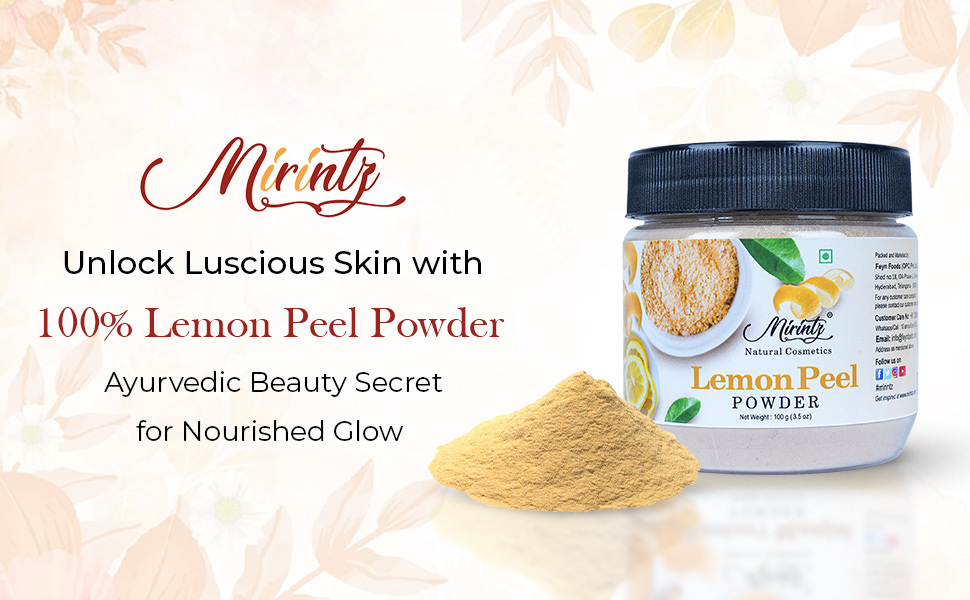 Lemon peel pwder