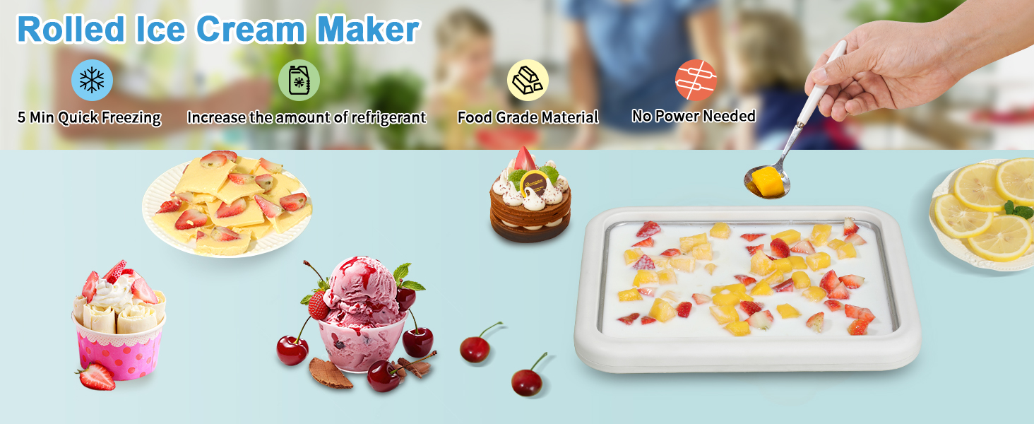 rolled ice cream maker