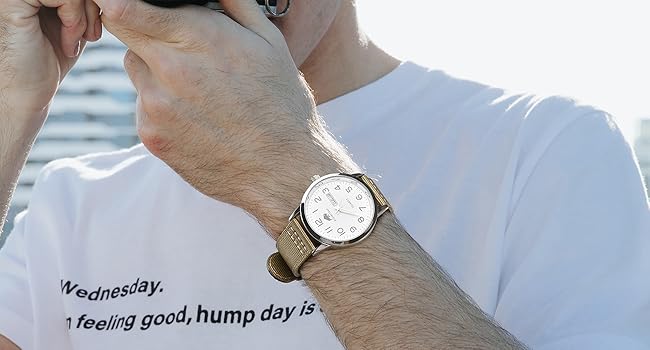 nylon watch strap khaki