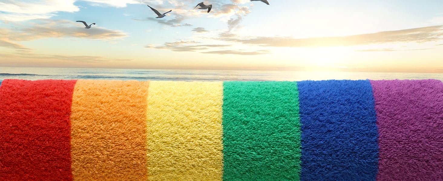 Regenbogen Handtuch Navigation