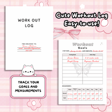 Cute Workout Log Easy To Use