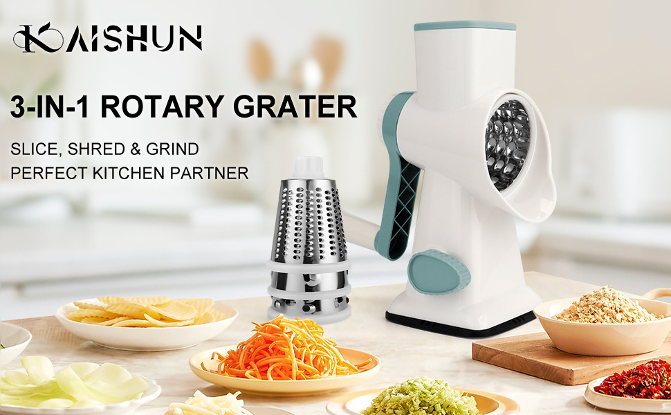 Rotary cheese grater