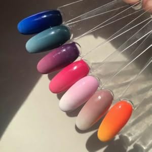 Gel Nail Polish Color Display