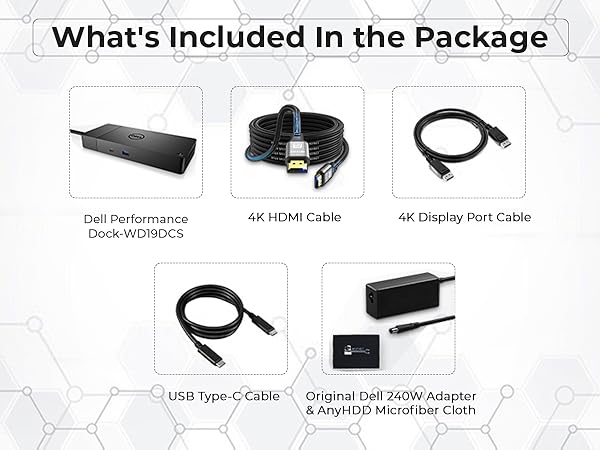 DELL WD19DCS ドッキングステーション（240W ACアダプター付） Amazon.com: Dell Performance Dock WD19DCS 240W Black