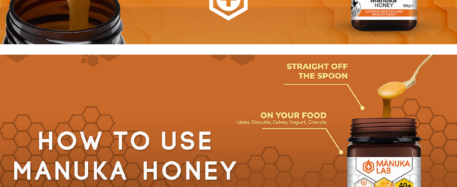 Manuka Lab Certified MGO 40+ Manuka Honey Pure and Nourishing Honey with a Delicate Touch