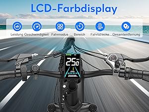 das neue LED-Display-Fahrraddisplay