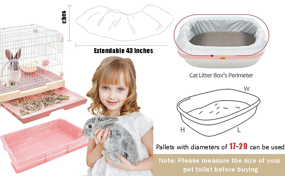 Universal Fit Small Animal Toilet Film