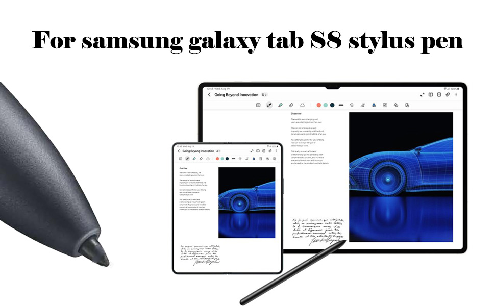 2 Pack Galaxy Tab S8 Pen Replacement for Samsung Galaxy