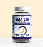 Zammex 5mg Melatonin Gummies , Vegan Natural BlackBerry Flavor for Sleep Health,100% Drug Free Sl...