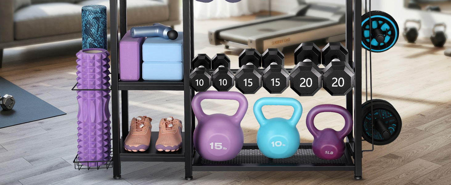 dumbbell rack stand only weight storage rack for home gym 3 tier adjustable compact weight stand
