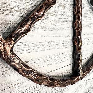 Amazon.com: Metal Peace Sign Wall Decor Art - 12