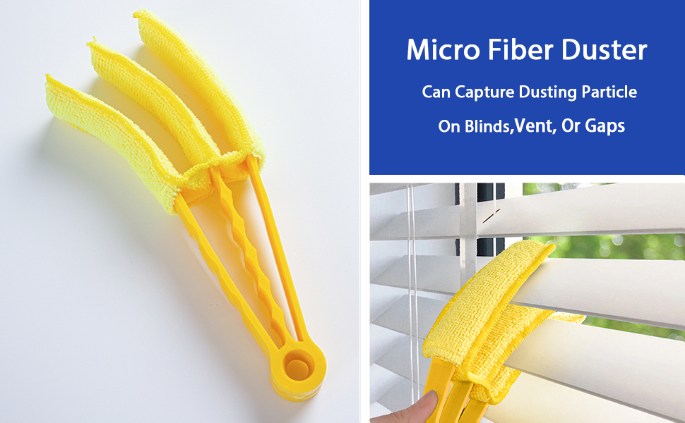 Lumkew Blind Cleaner Duster Tool Set, Damp Dusting Sponge