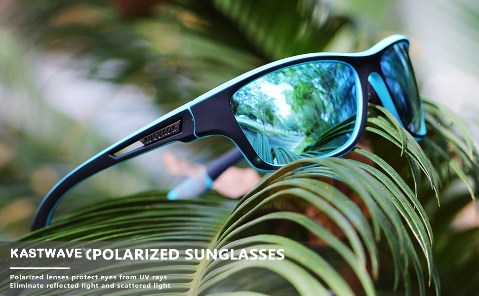 KASTWAVE Polarized Sports Sunglasses for Men Women, Cycling Sunglasses