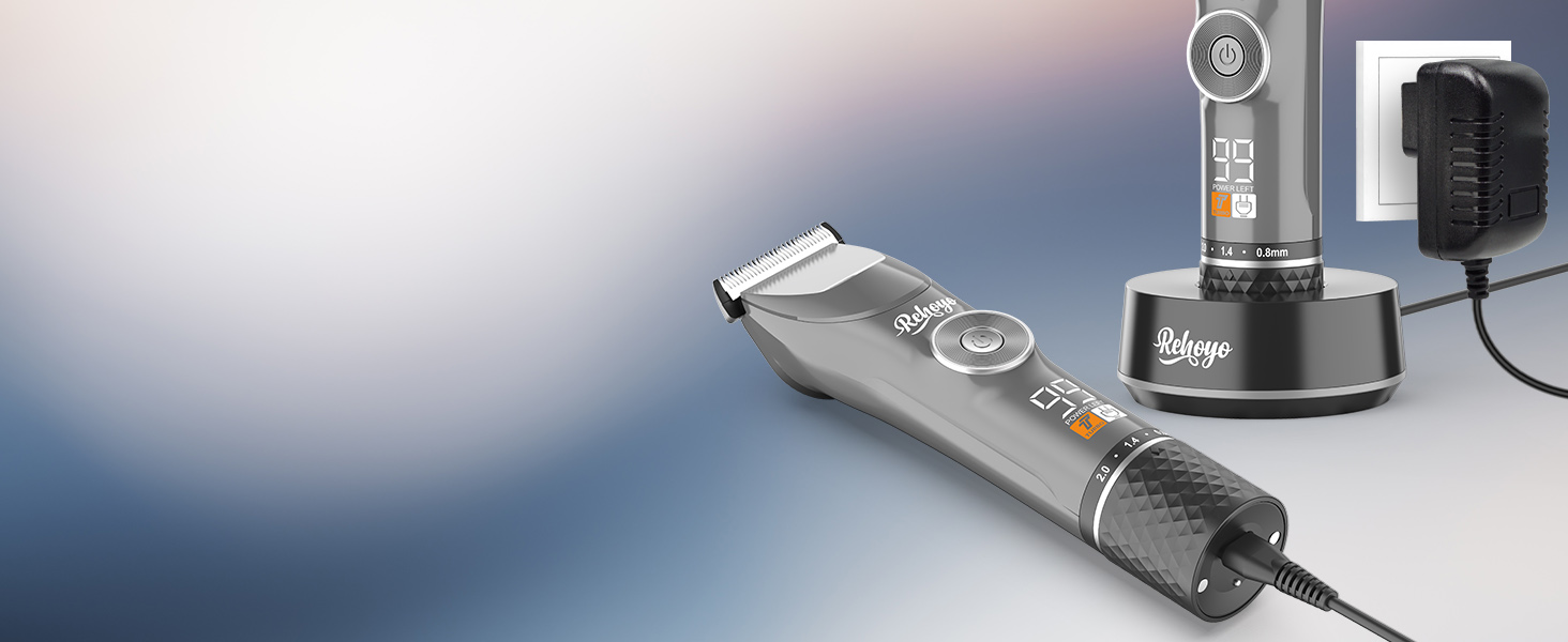 REHOYO Adjustable Beard Trimmer for Men, Professional