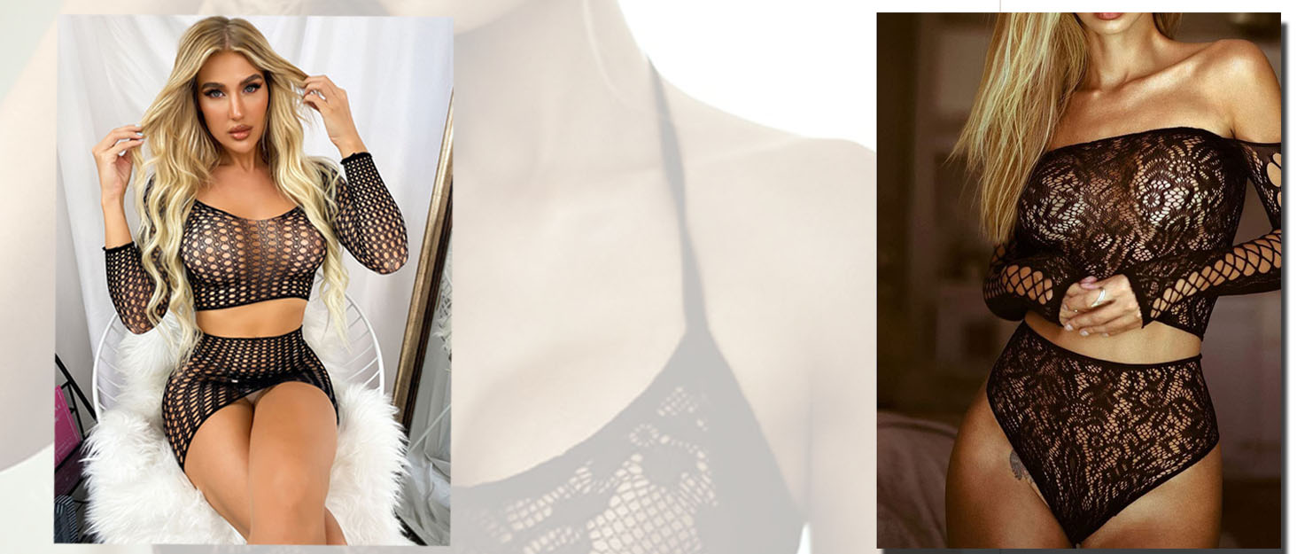 fishnet lingerie set banner