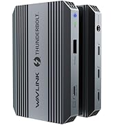 Thunderbolt 4 Dock, WAVLINK Thunderbolt 4 Hub with Dual 4K@60Hz Display, 100w Power Delivery, USB...