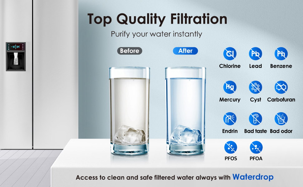 Waterdrop DA9717376B NSF 53&42 Certified Replacement for