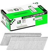 meite 16 Gauge Angled Finish Nails 1-1/4-Inch 20-Degree Galvanized Finishing Nails for Electric o...