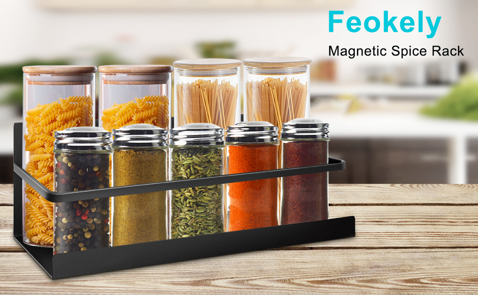 Magnet spice rack
