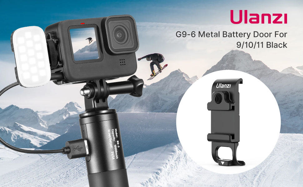 Amazon.com : ULANZI G9-6 Battery Cover for Action Camera