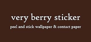 very berry sticker: peel and stick wallpaper contact paper logo