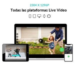 cámara ip exterior wifi