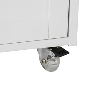 Sturdy Braked Swivel Castor Wheels