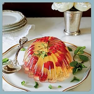 Fruit Jello recipe from the Downton Abbey Cookbook. 