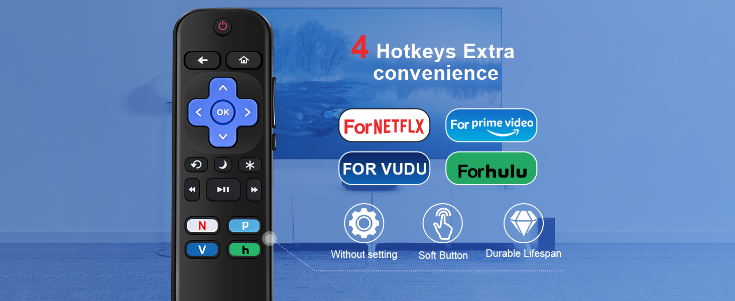 Remote Replacement for Roku