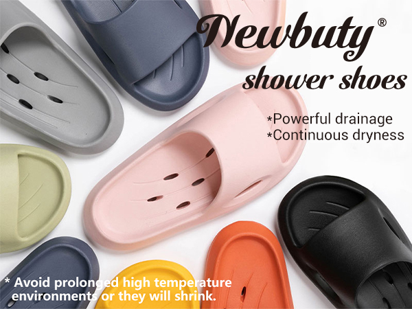 Amazon.com | Newbuty Shower Shoes Men Slippers Sandals Women