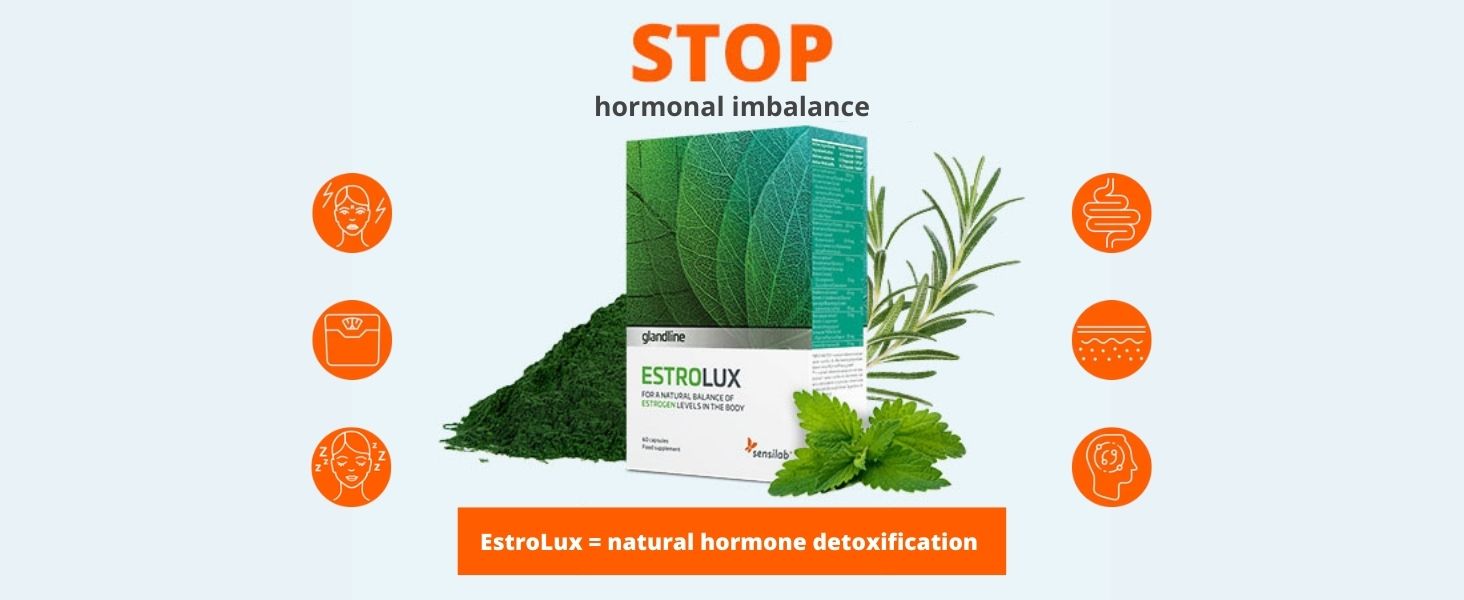 EstroLux Estrogen Tablets Chlorella, Vitamin B6, Rosemary, Lemon Balm