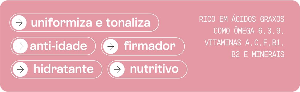 Rosa Mosqueta, Clareador,  Manchas, Nutritivo, Anti-idade