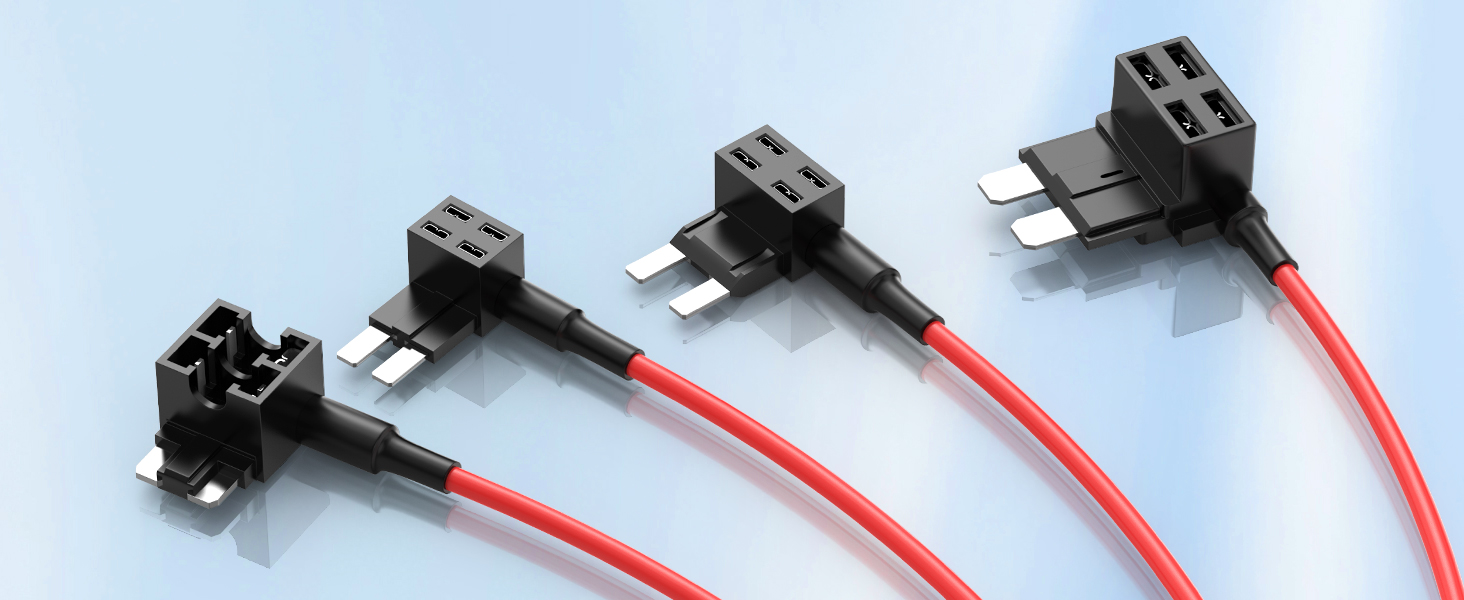 RVBOATPAT 16pcs Low Profile Mini Micro2 Fuse Taps