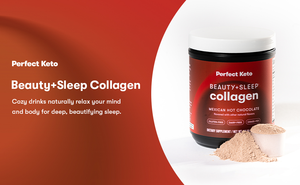 Amazon.com: Perfect Keto Beauty+Sleep Collagen Powder | Keto-Friendly ...