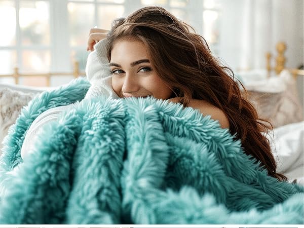 Faux fur blankets